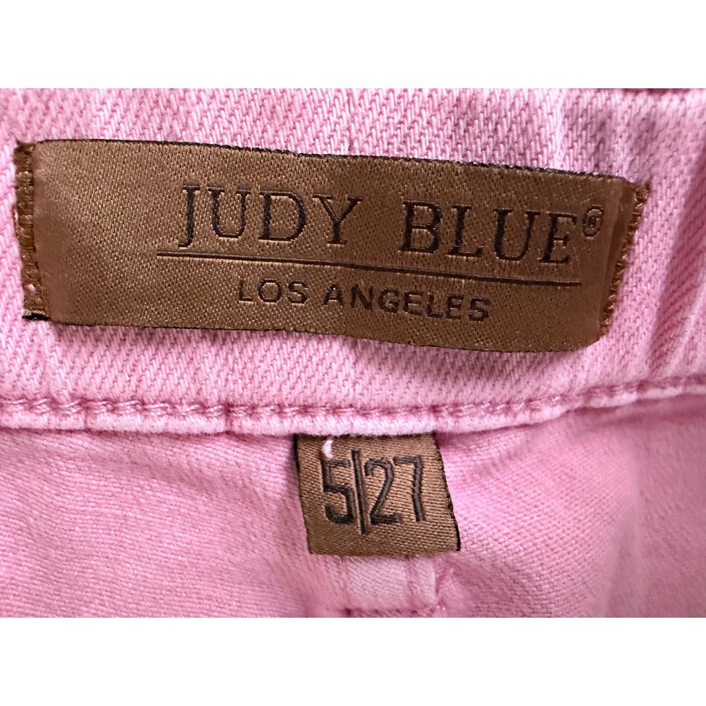 Judy Blue Pink Drawstring Jeans | Size 5/27 - Picture 7 of 9